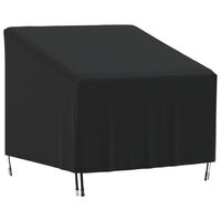 vidaXL Garden Chair Cover Black 90x90x50/75 cm 420D Oxford