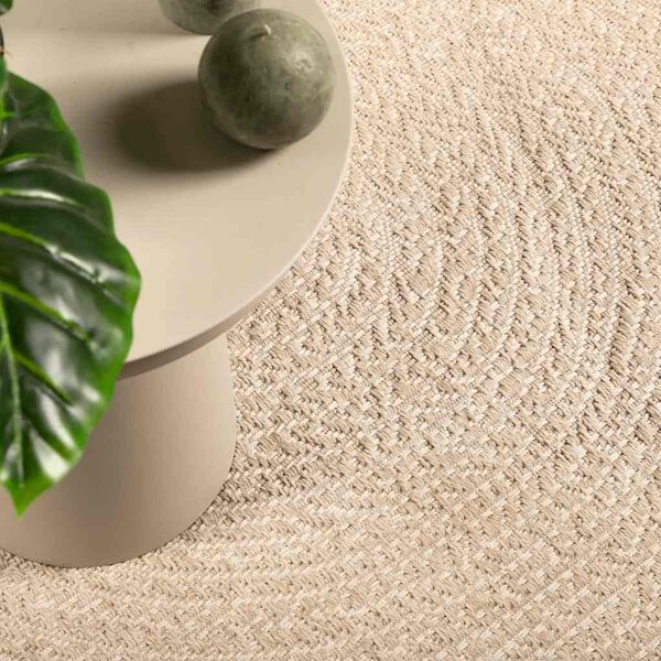 vidaXL Rug ZIZUR Beige 60x110 cm Jute Look Indoor and Outdoor