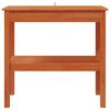 vidaXL Console Table Wax Brown 80 x 40 x 75 cm Solid Pine Wood
