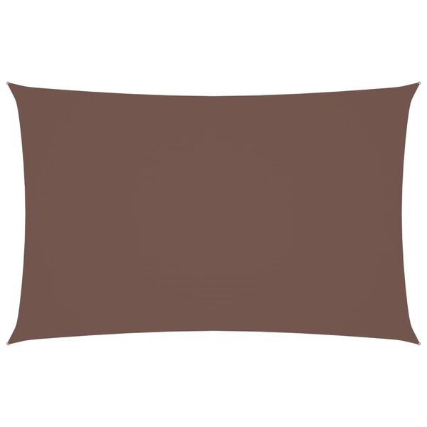 vidaXL Sunshade Sail Oxford Fabric Rectangular 2x5 m Brown