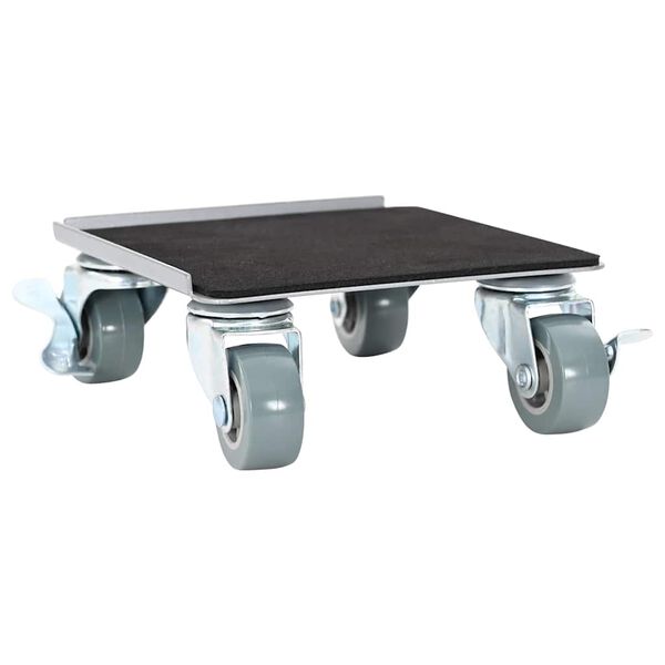 vidaXL Furniture Rollers 4 pcs with Lifter 13.5x13.5x6 cm Steel 1300 kg