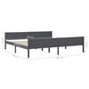 vidaXL Bed Frame without Mattress Solid Pinewood Grey 200x200 cm