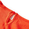 Kids' T-shirt with Long Sleeves Dark Orange 116