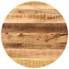 vidaXL Table Top &Oslash; 80x3.8 cm Round Solid Wood Rough Mango