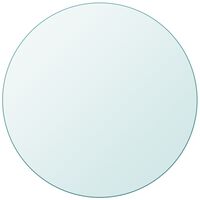 vidaXL Table Top Tempered Glass Round 600 mm