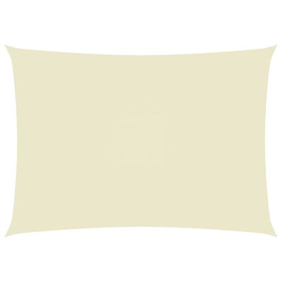 vidaXL Sunshade Sail Oxford Fabric Rectangular 2x4.5 m Cream