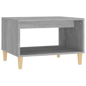 vidaXL Coffee Table Grey Sonoma 60x50x40 cm Engineered Wood