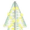 vidaXL Christmas Tree with 100 LEDs Warm White 120 cm PET