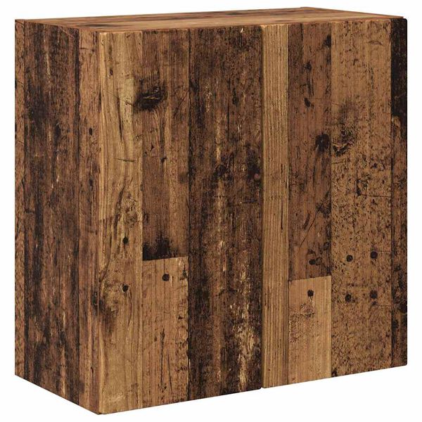 vidaXL TV Wall Cabinet Old Wood 59.5 x 31 x 60 cm Engineered Wood