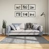 vidaXL Shaggy Rug PAMPLONA High Pile Modern Grey 160x160 cm