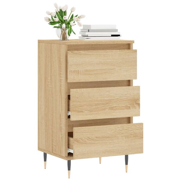 vidaXL Sideboard Sonoma Oak 40x35x70 cm Engineered Wood
