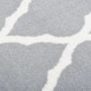 vidaXL Runner Rug BCF Grey and White 100x250 cm