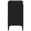 vidaXL Bathroom Cabinet Black Oak 65 x 33 x 60 cm Engineered Wood