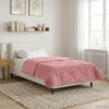 vidaXL Full Year Duvet Pink 140 x 220 cm Microfiber and Teddy fleece