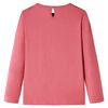 Kids' T-shirt with Long Sleeves Old Pink 104