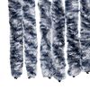 vidaXL Insect Curtain Blue and White 118x220 cm Chenille