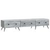 vidaXL TV Cabinet Grey Sonoma 147 x 34.5 x 30 cm Engineered Wood