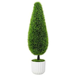 vidaXL Artificial Plant Green 24 x 24 x 90 cm Plastic