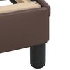 vidaXL Bed Frame with LED without Mattress "Hvar" Brown 180x200 cm