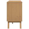 vidaXL Sideboard OLDEN Brown 114x43x73.5 cm Solid Wood Pine