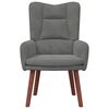 vidaXL Armchair Dark Grey 63 x 67 x 94 cm Velvet