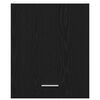 vidaXL Hanging Cabinet with Shelf Lyon 2 pcs Black Oak 50 x 31 x 60 cm