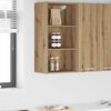 vidaXL Hanging Cabinet Artisan Oak 40 x 29.5 x 80 cm Engineered Wood