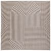 vidaXL Area Rugs Square Beige 120 x 120 cm