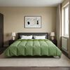 vidaXL Full Year Duvet Quilted Green 220 x 240 cm Microfiber