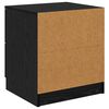 vidaXL Bedside Cabinet 2 pcs Black Oak 45 x 39 x 50cm Engineered Wood