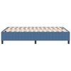 vidaXL Platform Bed Frame Blue 120 x 200 cm Fabric