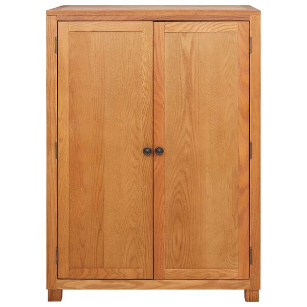 vidaXL Wardrobe with Storage with Door Brown Engineered wood