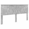 vidaXL Storage Bed Concrete Grey 180 x 200 cm Engineered Wood