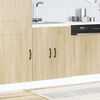 vidaXL Sink Base Cabinet Kalmar Sonoma Oak 60x46x81.5 cm Engineered Wood