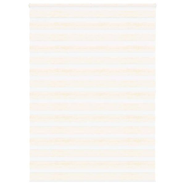 vidaXL Zebra Blind Marble Beige 165x200 cm Fabric Width 160.9 cm Polyester