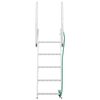 vidaXL 5-Step Dock Ladder Silver 58 x 77 x 191 cm Aluminium