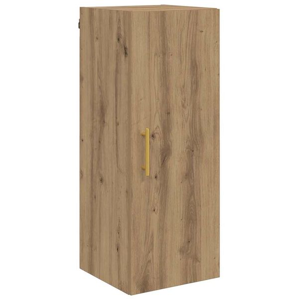 vidaXL Wall Mounted Cabinet Artisan Oak 34.5 x 34 x 90 cm