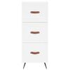vidaXL Highboard White 34.5x34x180 cm Engineered Wood
