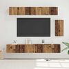 vidaXL TV Cabinet Set with Drawer 6 pcs Old Wood Engineered Wood