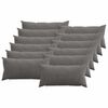 vidaXL Cushion Cover 12 pcs HEERLEN Dark Grey 40 x 80 cm Corduroy