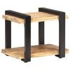 vidaXL Bedside Cabinet 50x40x40 cm Rough Mango Wood