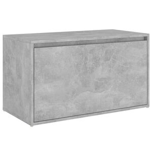 vidaXL Hall Bench 80x40x45 cm Concrete Grey Engineered Wood