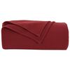 vidaXL Throw Blankets 6 pcs Bordeaux Red 270 x 240 cm Fleece