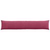 vidaXL Sofa Pillows 2 pcs Wine Red 200 x 40 cm Corduroy Fabric