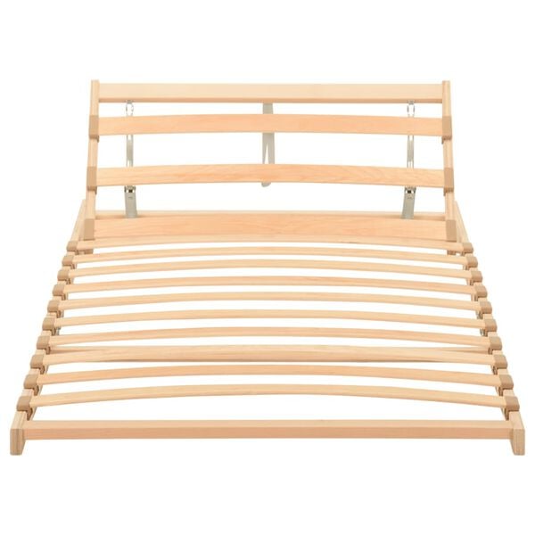 vidaXL Slatted Bed without Mattress Base Adjustable Head 70x200cm