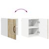 vidaXL Kitchen Cabinet with Shelf 2 pcs Sonoma Oak 30 x 31 x 40 cm