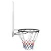 vidaXL Basketball Backboard White 109x71x3 cm Polyethene