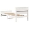 vidaXL Bed Frame with Headboard White 80 x 200 cm Engineered Wood