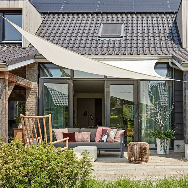 Livin'outdoor Shade Cloth Como Polyester Triangle 3x2.5x2.5 m White