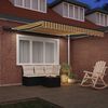 vidaXL Retractable Awning Manual Multicolour 350 x 250 cm Fabric